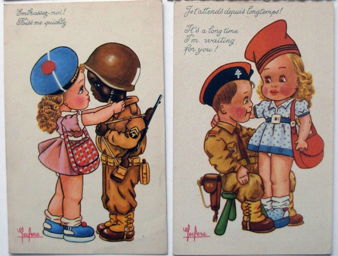 soldats et prostituées
