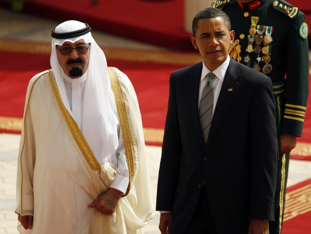 le Roi Abdallah et Barack Obama.
