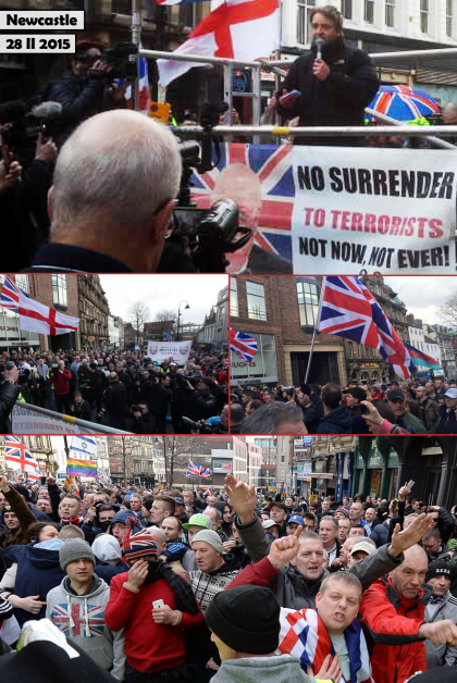 Newcastle : faible mobilisation pour PEGIDA Newcastle : faible mobilisation pour PEGIDA