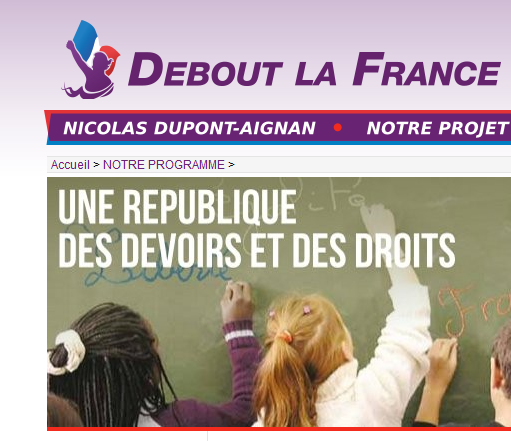 Debout la France : un arrière-goût de République 