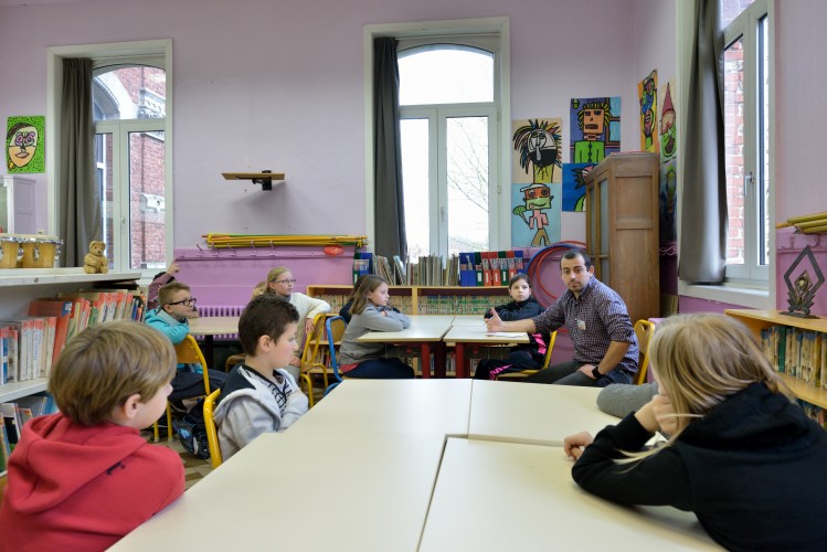 « France médiation » dans une école de France le 18 novembre 2014