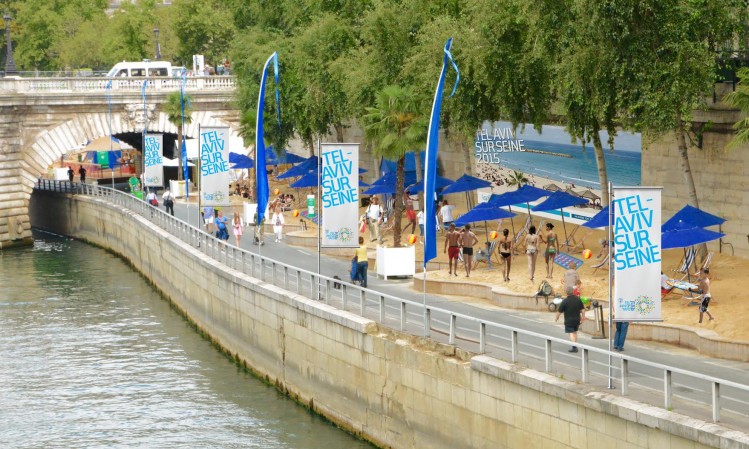 photo-montage Tel Aviv sur Seine