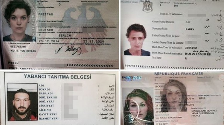 Les cartes d'identité des individus arrêtés ont été diffusées, vraisemblablement pour dissuader d'éventuels imitateurs.