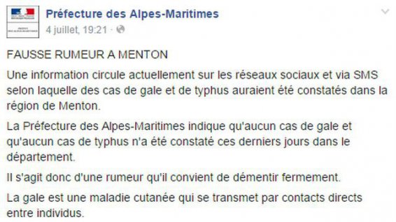 préfecture alpes maritimes mensonge facebook_pref_gale_1