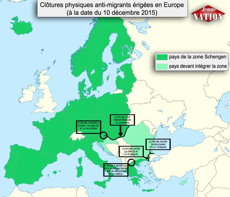 carte europe bordures décembre 2015